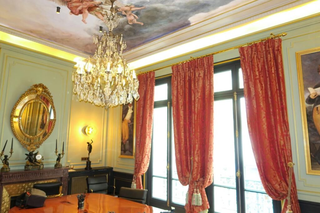 Rideaux d'époque style LOUIS XIV sur mesure