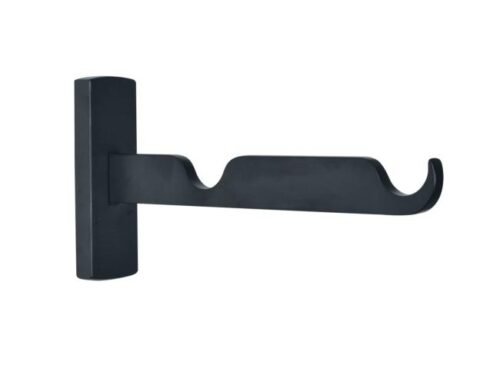 Tringles à Rideaux Collection Bastide : 1 support double 62623central noir