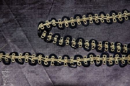 GALON "CHANEL" MARINE CREME