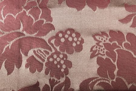 Jacquard Polyester Babylon Poppy