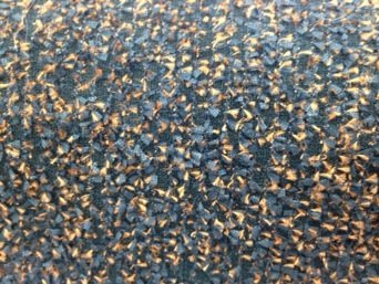 Tweed leger fantaisie noir et feu