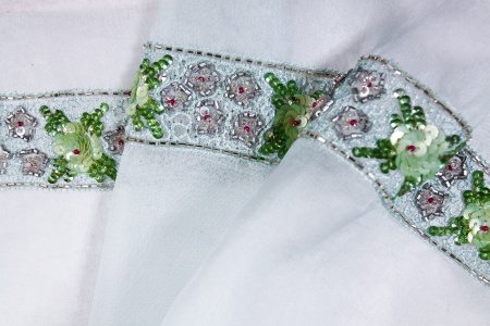 Bande Brodé Jade