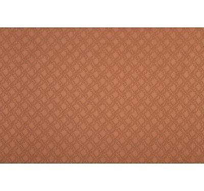 Tissu damassé bicolore fond chiné Marron