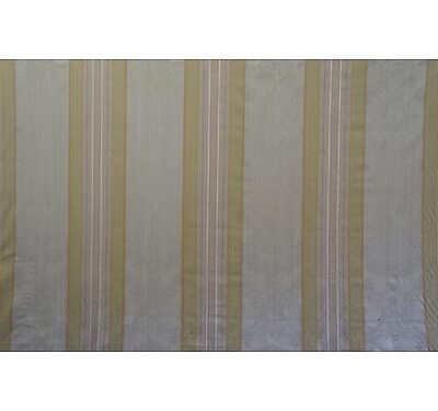 Tissu rayé et damassé sur fond chiné Gris