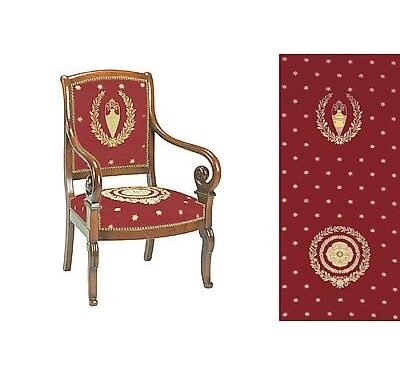 Casal Empire Otrante Fauteuil Rouge