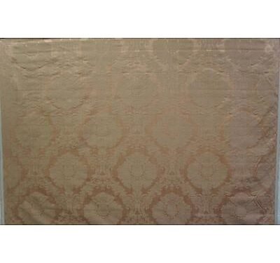 Tissu damassé et chiné motif grenade Marron