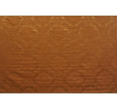 Tissu damassé et chiné motif grenade Orange
