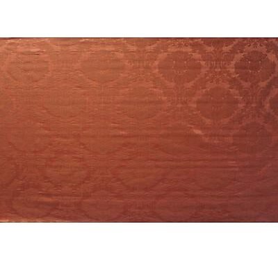 Tissu damassé et chiné motif grenade Rouge