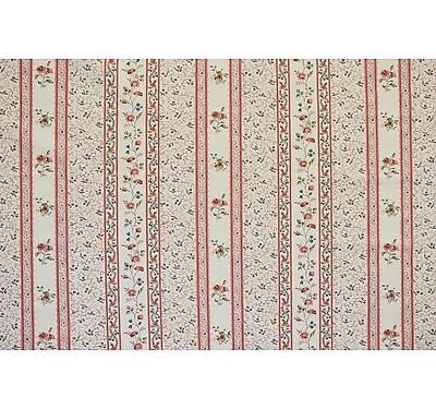 Toile de jouy Charlotte Rouge