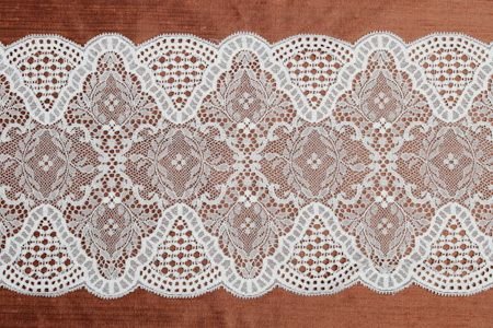 Bandeaux de Dentelle Blanche Fleurs
