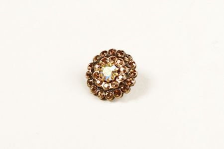 Bouton Bijoux 3525 Diamant Taupe