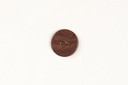 Bouton Classique Effet Bois Marron