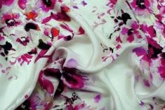 Crepe satin Soie Imprimé DIVIN
