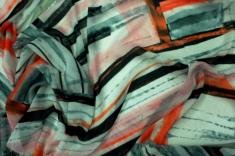 Crepe Georgette Imprimé GEOMETRIQUE