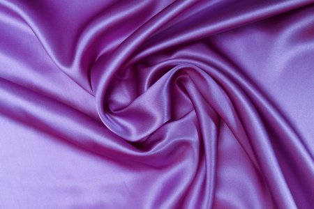Crepe satin soie violet