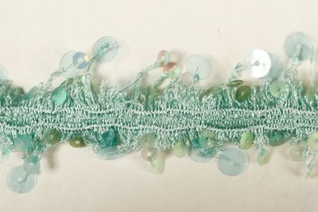 Galon Paillette Turquoise