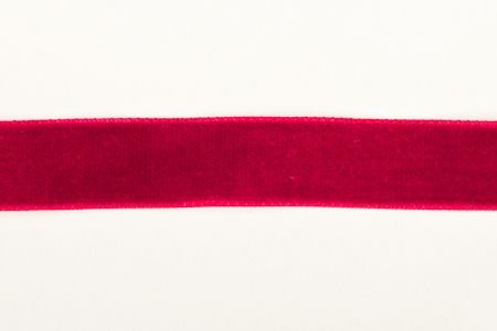 Galon Velours Rubis 18mm