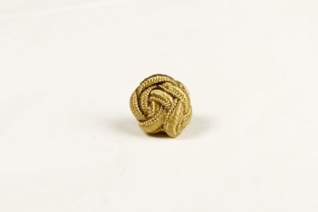 Bouton "Pelotte de Chat" Corde Or v2