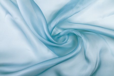 Organza de Soie Turquoise