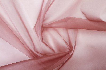 Organza de Soie Vieux Rose