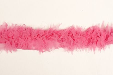Galon Mousseline framboise