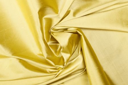 Soie Unie Jaune Cléopatre