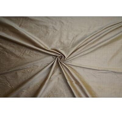Coupon Shantung de soie  Zinc de 1m37