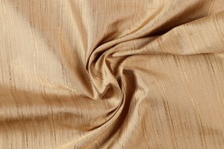 Soie Honan Faux Uni Beige