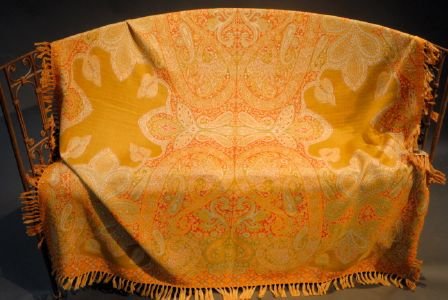 Carré 150cm*150cm pure laine jacquard RAJAH
