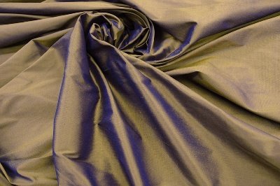 Soie Shantung Sauvage changeant cuivre-violet