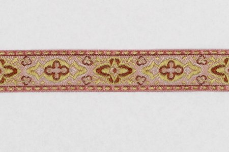 Galon Jacquard Rose