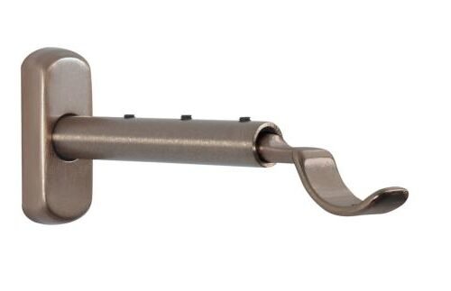 Tringles à Rideaux Collection Auro : 1 Support Mur Extensible pour Anneaux Ouverts - 66764