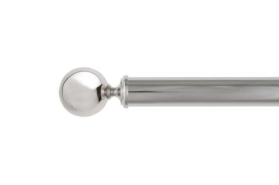 Collection tringles à rideaux Auro : embout "Boule" en Nickel