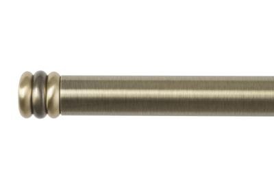 Collection tringles à rideaux Auro : embout "Anel" en Laiton platiné et poli