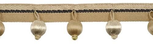 Passementerie Collection Onyx : Galon Perlés Version Métallisée