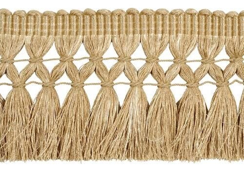 Passementerie Collection Onyx : Frange Postillons Version Métallisée