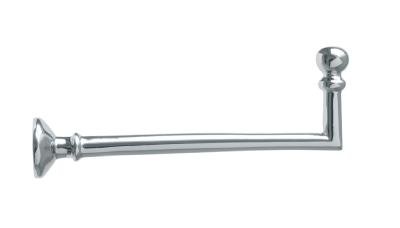 Tringles à Rideaux Collection Palace Chrome : 2 Gonds Boule en Laiton Chromé - 68424