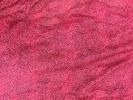 Coupon résille rouge imprimé serpent 2m50