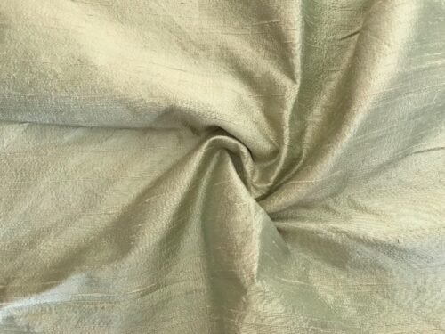 Soie Shantung Sauvage Vert Anis 0m70