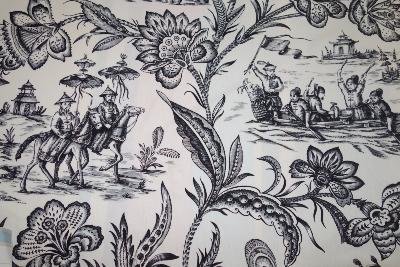 Toile de coton imprimé Toile de Jouy