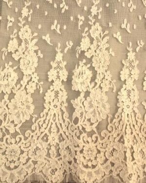 DENTELLE CALAIS 160006 REBRODÉE IVOIRE L90CM