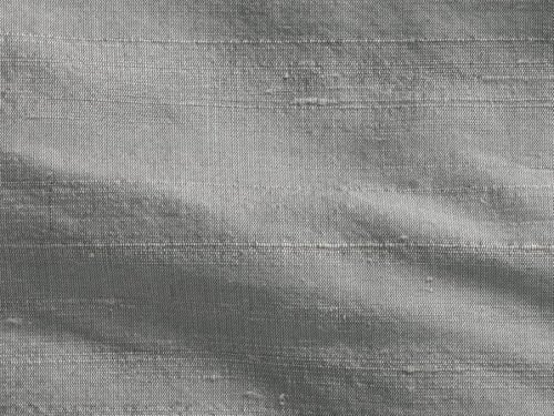 Coupon soldé 4 mètres Soie Sauvage Argent