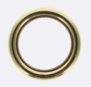 Anneau cannelé insert - tube- Boulet en Laiton 40 mm - B36408