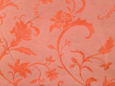 Lin Damassé Fleuri reversible