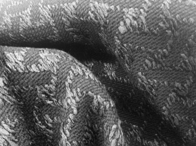 Tweed Couture type CHANEL noir