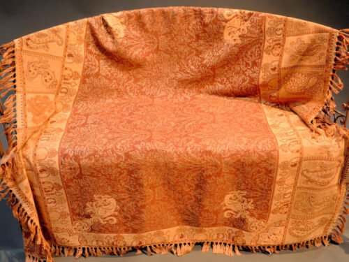 JETÉ DE CANAPÉ BARMER FEU 150/150