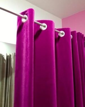 Rideau en velours coton deperlant EDEN de chez HOULES