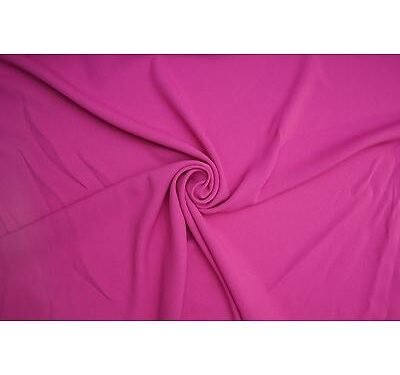 Tissus de crêpe Fushia