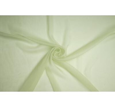 Tissu Mousseline Georgette Anis vendu au mètre