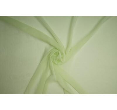 Tissu Mousseline Georgette Anis vendu au mètre